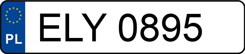 Il numero di registrazione ELY 0895 ha BMW 525 TDS Kat. E34 525 TDS Kat. E34 - ELY0895