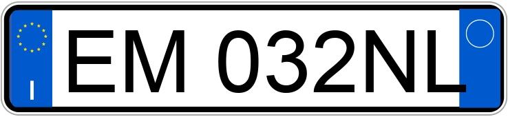 Numer rejestracyjny EM032NL posiada FIAT Bravo 2a serie