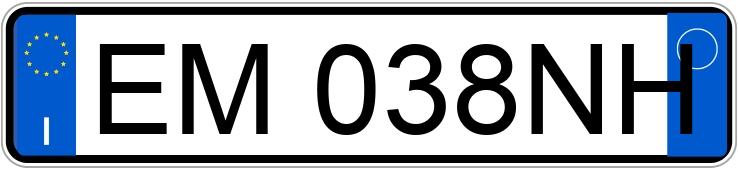 Numer rejestracyjny EM038NH posiada AUDI AUDI A1