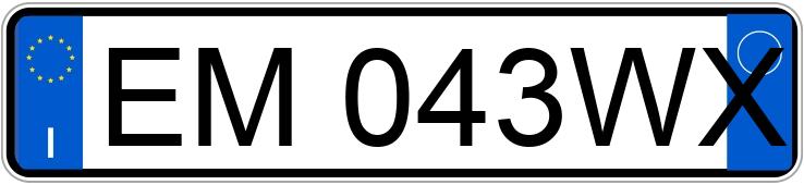 Numer rejestracyjny EM043WX posiada AUDI TT 2a serie