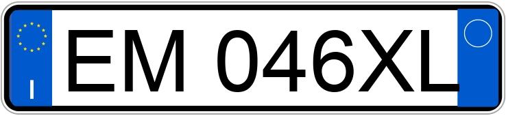 Numer rejestracyjny EM046XL posiada LAND ROVER RR Evoque 1a serie Numer rejestracyjny EM046XL posiada LAND ROVER RR Evoque 1a serie