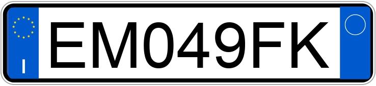 Numer rejestracyjny EM049FK posiada FIAT Punto Evo