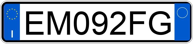 Numer rejestracyjny EM092FG posiada VOLKSWAGEN CADDY