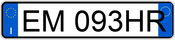 Numer rejestracyjny EM093HR posiada OPEL INSIGNIA