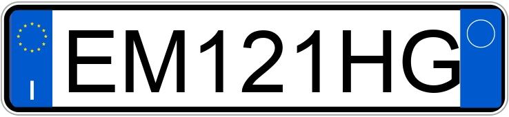 Numer rejestracyjny EM121HG posiada OPEL Agila 2a serie