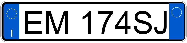 Numer rejestracyjny EM174SJ posiada ALFA ROMEO Giulietta Numer rejestracyjny EM174SJ posiada ALFA ROMEO Giulietta