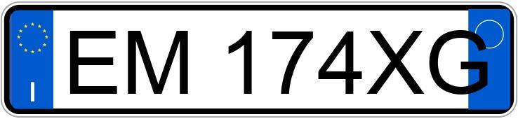 Numer rejestracyjny EM174XG posiada MERCEDES Classe B