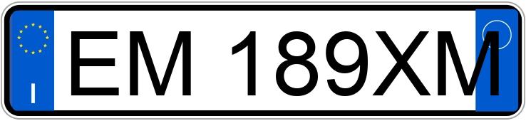 Numer rejestracyjny EM189XM posiada KIA Rio 3a serie