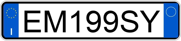 Numer rejestracyjny EM199SY posiada NISSAN Qashqai 1a serie