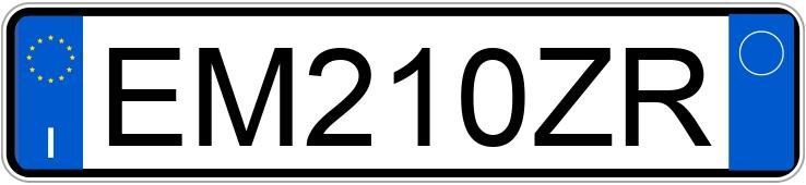 Numer rejestracyjny EM210ZR posiada ALFA ROMEO MiTo