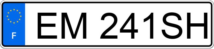 Numer rejestracyjny EM241SH posiada PEUGEOT 1007