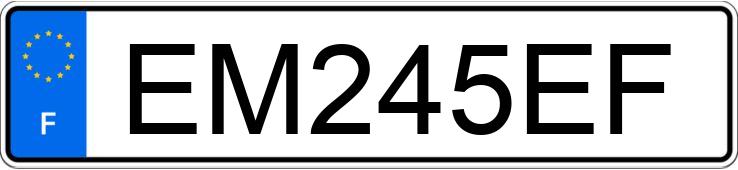 Numer rejestracyjny EM245EF posiada PORSCHE 911
