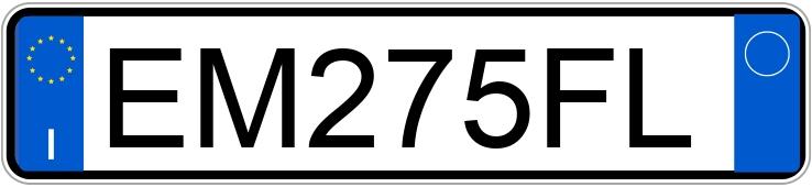 Numer rejestracyjny EM275FL posiada AUDI A1-S1