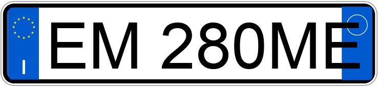 Numer rejestracyjny EM280ME posiada VOLKSWAGEN Golf 6a serie