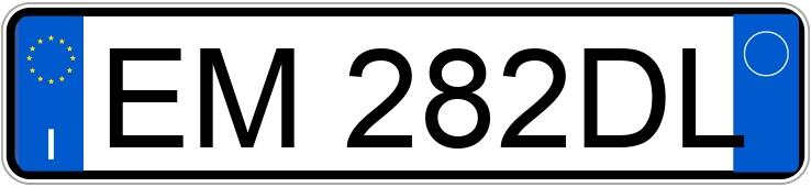 Numer rejestracyjny EM282DL posiada MERCEDES Classe B