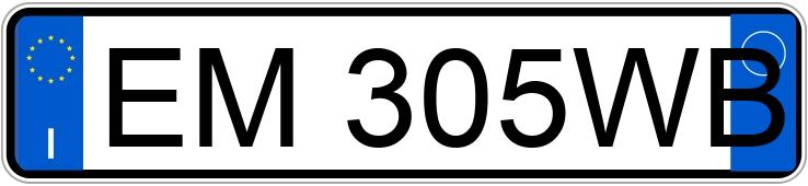 Numer rejestracyjny EM305WB posiada ALFA ROMEO Giulietta Numer rejestracyjny EM305WB posiada ALFA ROMEO Giulietta