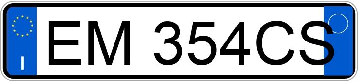 Numer rejestracyjny EM354CS posiada Ford Focus