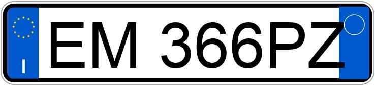 Numer rejestracyjny EM366PZ posiada SUBARU Legacy 5a serie