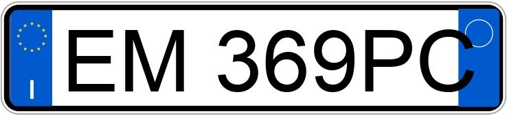 Numer rejestracyjny EM369PC posiada FIAT Panda 3a serie Numer rejestracyjny EM369PC posiada FIAT Panda 3a serie