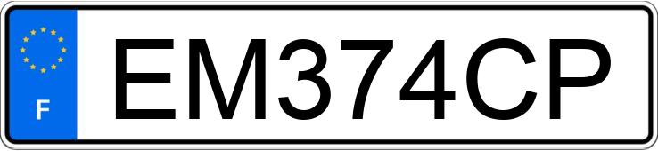 Numer rejestracyjny EM374CP posiada CITROEN C3 PICASSO