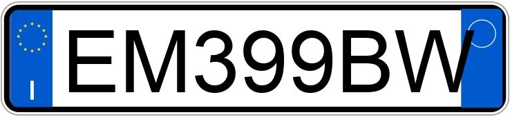 Numer rejestracyjny EM399BW posiada LANCIA Thema