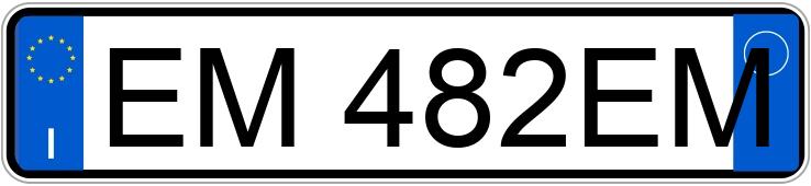 Numer rejestracyjny EM482EM posiada VOLKSWAGEN Golf 6a serie