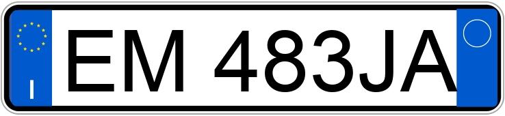 Numer rejestracyjny EM483JA posiada OPEL Corsa 4a serie