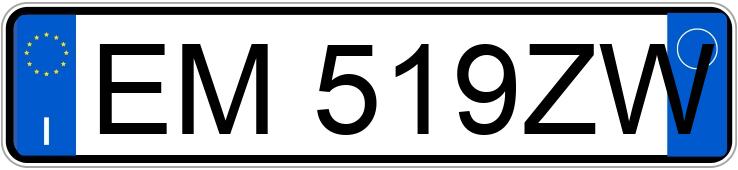 Numer rejestracyjny EM519ZW posiada FIAT 500L