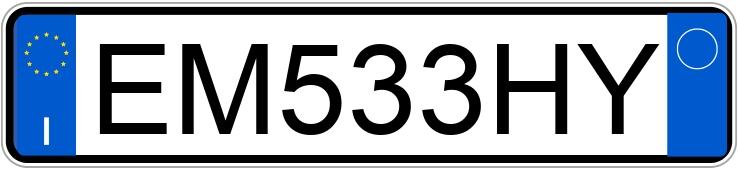 Numer rejestracyjny EM533HY posiada VOLKSWAGEN Golf 6a serie