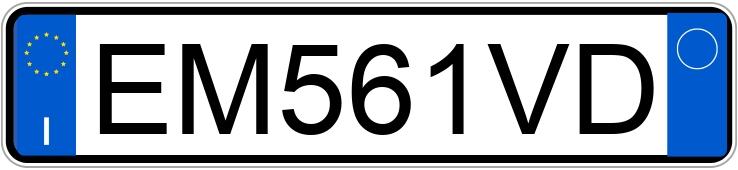 Numer rejestracyjny EM561VD posiada ALFA ROMEO MiTo Numer rejestracyjny EM561VD posiada ALFA ROMEO MiTo