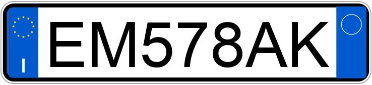 Numer rejestracyjny EM578AK posiada FIAT Panda 2a serie Numer rejestracyjny EM578AK posiada FIAT Panda 2a serie