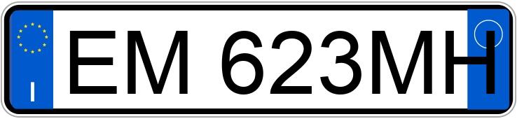 Numer rejestracyjny EM623MH posiada ALFA ROMEO Giulietta