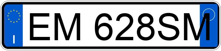 Numer rejestracyjny EM628SM posiada FIAT Sedici