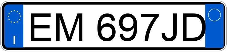 Numer rejestracyjny EM697JD posiada MINI Mini Countrym.