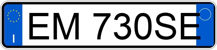 Numer rejestracyjny EM730SE posiada NISSAN Qashqai 1a serie