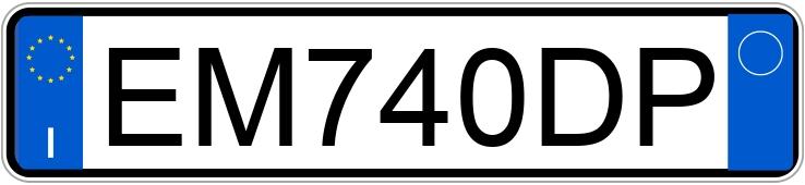 Numer rejestracyjny EM740DP posiada FIAT Grande Punto