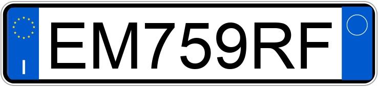 Numer rejestracyjny EM759RF posiada OPEL Corsa 4a serie