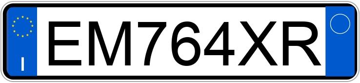 Numer rejestracyjny EM764XR posiada MINI Mini 3a serie