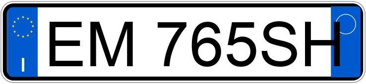 Numer rejestracyjny EM765SH posiada CITROEN C3 2a serie