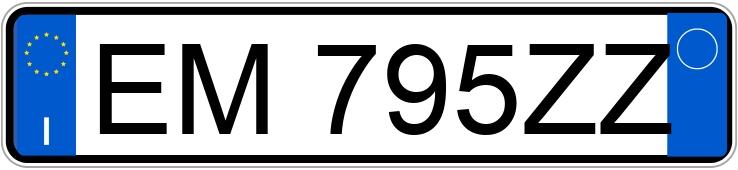 Numer rejestracyjny EM795ZZ posiada VOLKSWAGEN Golf 6a serie