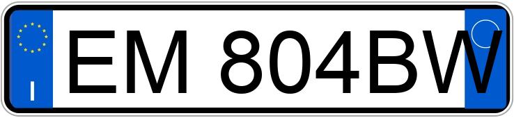 Numer rejestracyjny EM804BW posiada AUDI Q3