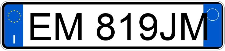 Numer rejestracyjny EM819JM posiada VOLKSWAGEN Golf 6a serie