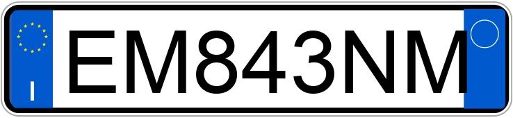 Numer rejestracyjny EM843NM posiada LANCIA Ypsilon 3a serie Numer rejestracyjny EM843NM posiada LANCIA Ypsilon 3a serie