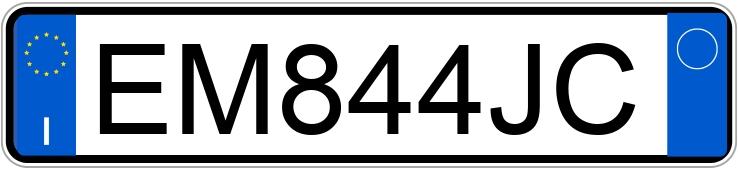 Numer rejestracyjny EM844JC posiada NISSAN Micra 4a serie Numer rejestracyjny EM844JC posiada NISSAN Micra 4a serie