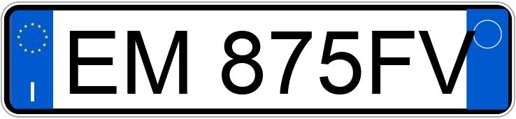 Numer rejestracyjny EM875FV posiada VOLKSWAGEN Polo 5a serie Numer rejestracyjny EM875FV posiada VOLKSWAGEN Polo 5a serie