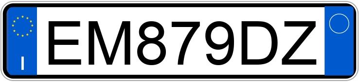 Numer rejestracyjny EM879DZ posiada CHEVROLET Spark