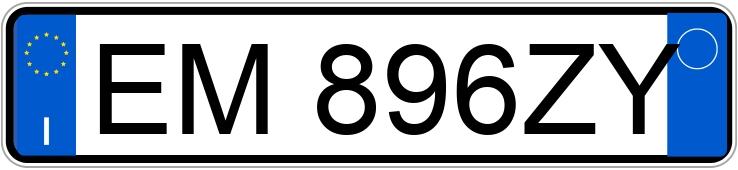 Numer rejestracyjny EM896ZY posiada FIAT Panda 2a serie Numer rejestracyjny EM896ZY posiada FIAT Panda 2a serie