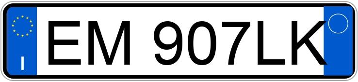 Numer rejestracyjny EM907LK posiada VOLKSWAGEN Polo 5a serie