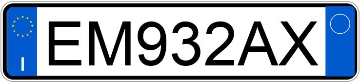 Numer rejestracyjny EM932AX posiada MERCEDES Classe GLK