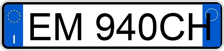 Numer rejestracyjny EM940CH posiada FIAT Freemont